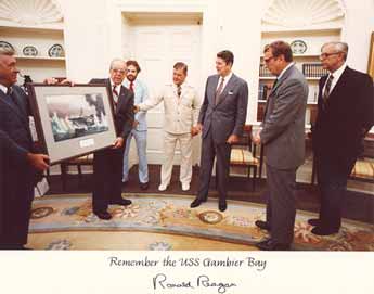 Meeting w President Reagan